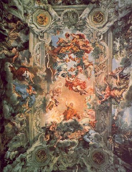 Pietro da Cortona Glorification of the Rule of Urban VIII Sweden oil painting art